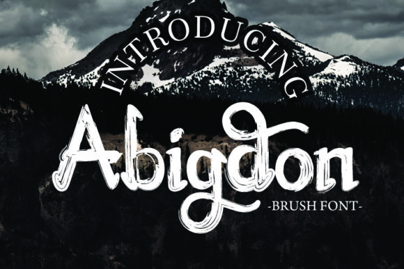 Abigdon Font for Creative Projects
