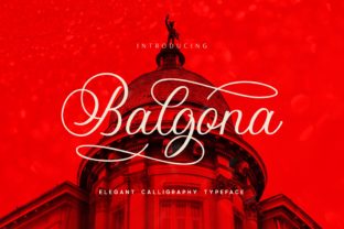 Balgona Font for Creative Design