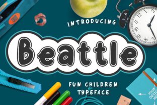 Beattle Font for Whimsical Branding