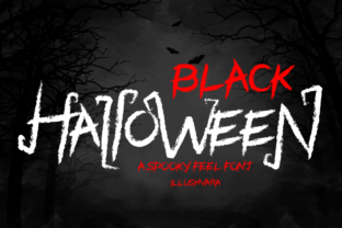 Black Halloween Font for Creative Makers