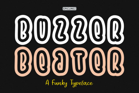 Buzzer Beater Font: Playful Display Type