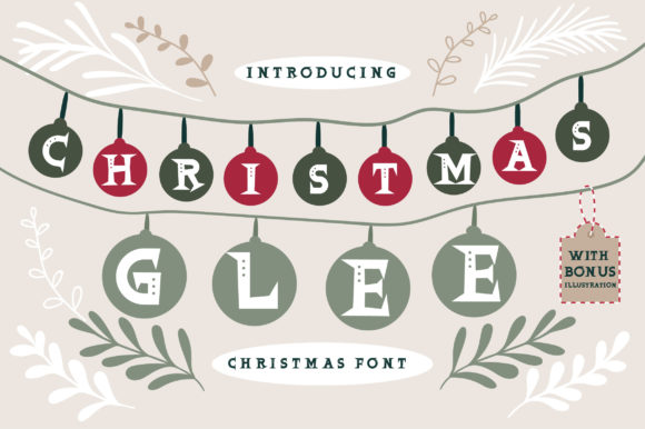 Christmas Glee Font Review