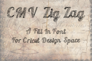 CMV Zig Zag Font for Creative Design