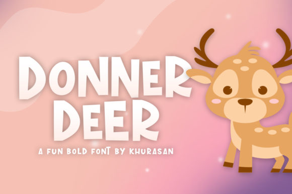 Donner Deer Font for Creative Projects