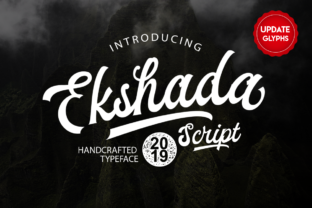 Ekshada Font: Vintage Script for Creative Projects