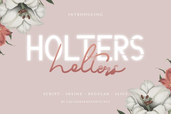 Explore Holters Font