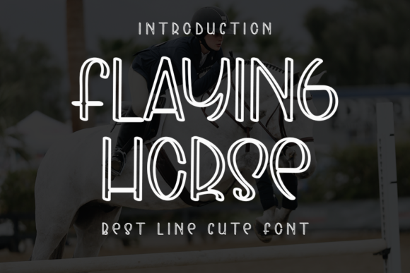 Flaying Horse Font for Web Design