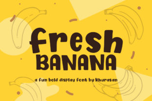Fresh Banana Font for Web Design