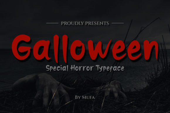 Galloween Font for Spooky Branding