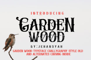 Garden Wood Font for Business Branding