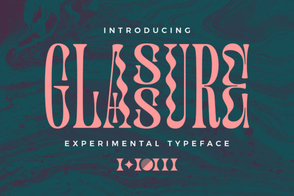 Glassure Font for Creative Crafts