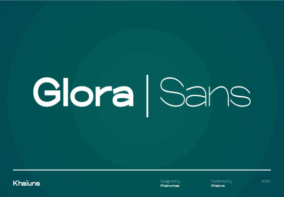 Glora Sans: A Serif Font for Creative Makers