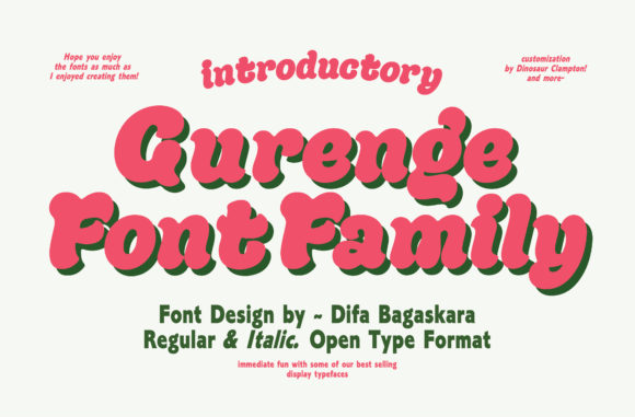 Gurenge Font for Creative Brands