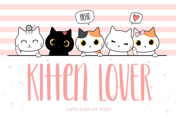 Kitten Lover Font for Business Branding
