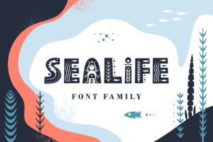 Sealife Family: A Playful Display Font