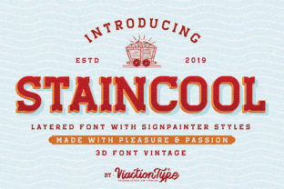 Staincool Family Font Review