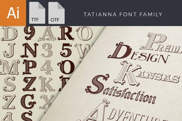 Tatianna Family Font for Bold Campaigns
