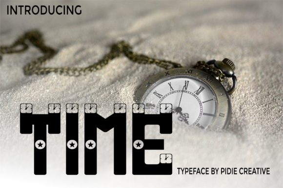 Time Font for Creative Projects