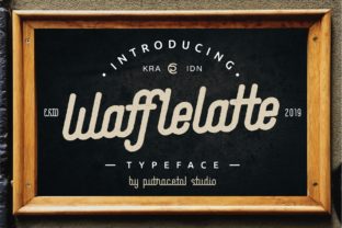 Waffle Latte Family Font
